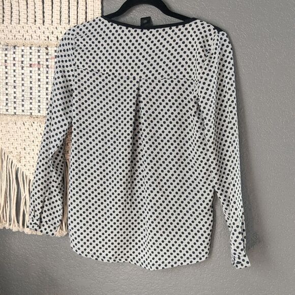 ⭐ 3 for $20🌼 Ann Taylor Mixed Fabric Long Sleeve - Picture 2 of 6